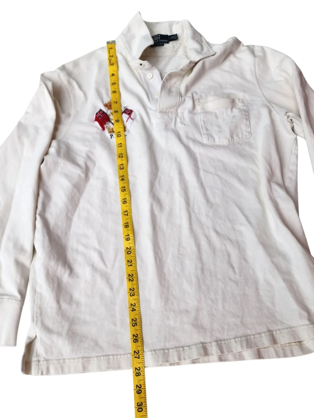 Polo Ralph Lauren Graphic Crest Rugby Shirt size Men's L